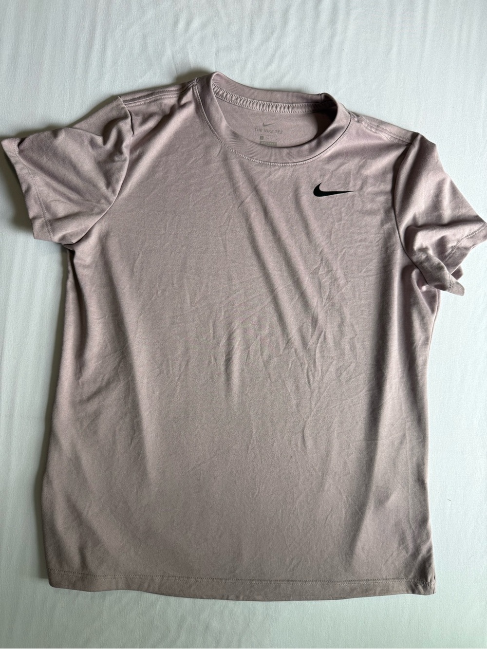 Nike Women's Light Mauve Short Sleeve Dri-FIT Tee